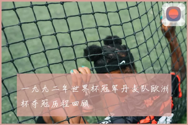 一九九二年世界杯冠军丹麦队欧洲杯夺冠历程回顾